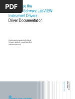 How To Use The Rohde & Schwarz Labview Instrument Driver