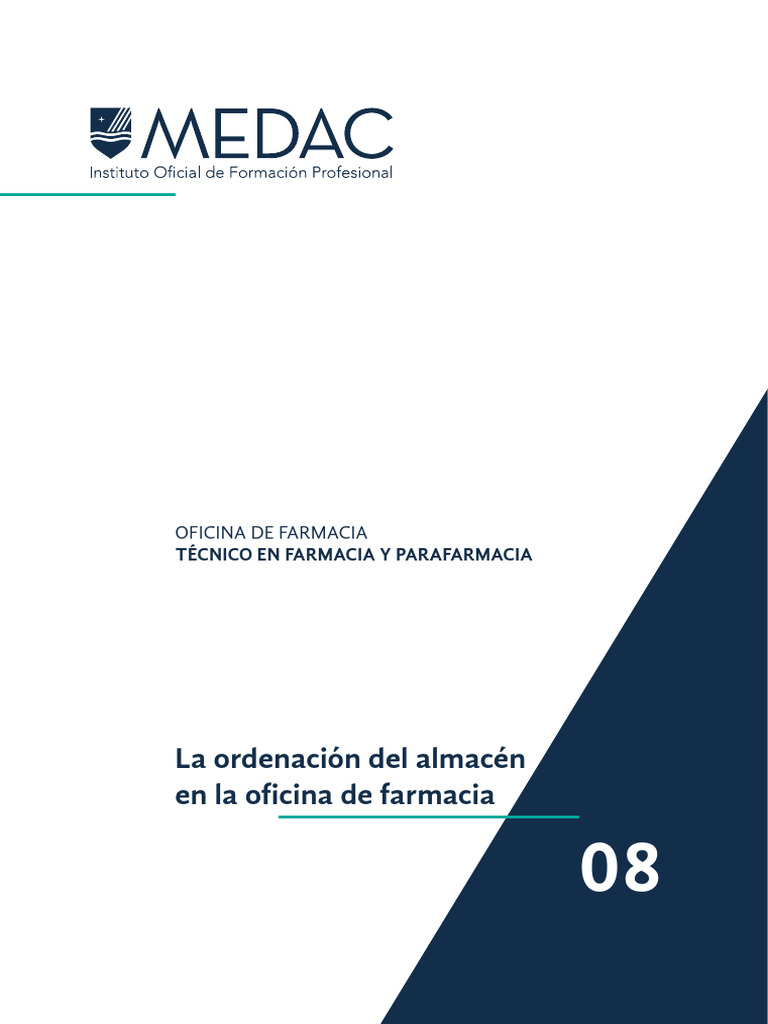 Pdf Oficina De Farmacia 2º Tema 8 Pdf Farmacia Medicamentos