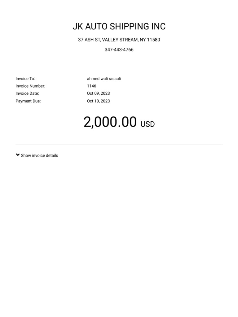 Authorize invoice pdf