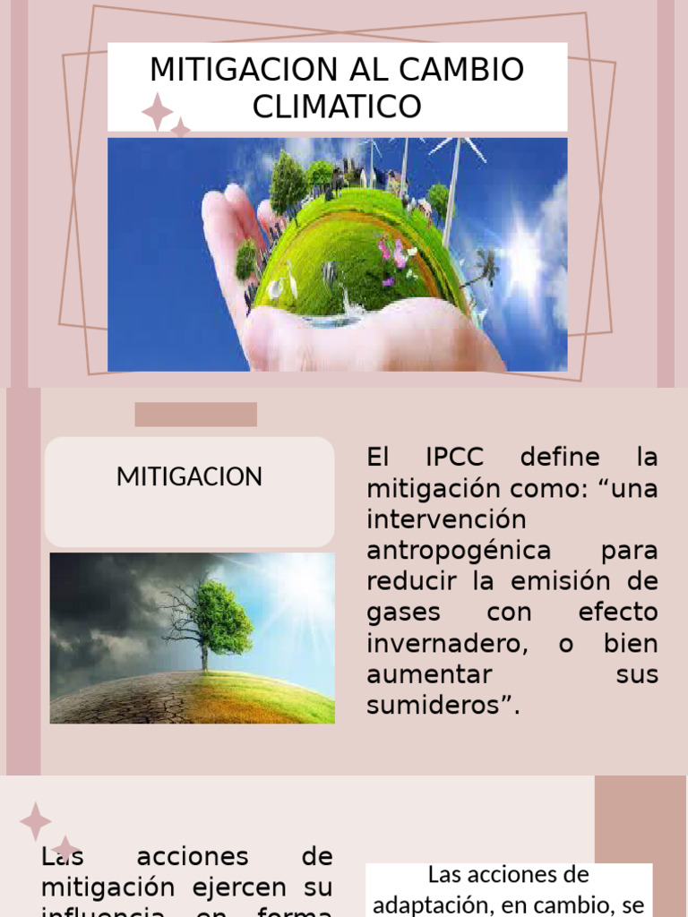 Estrategias de Mitigación del Cambio Climático | PDF | Mitigación del ...