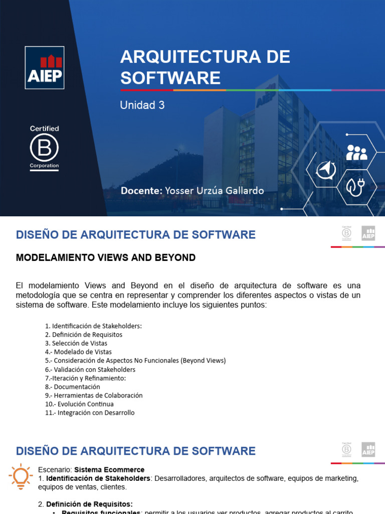 Modelamiento de Arquitectura Software | PDF | Software | Lenguaje de ...