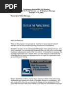 Download PMG State of the Postal Service  An All Employee Message by PostalReportercom SN82491722 doc pdf