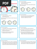 Time Calculation Exercises for Students | PDF