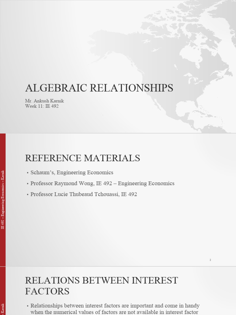 IE492 Schaums Chapter 3 Slides | PDF | Logarithm | Interest