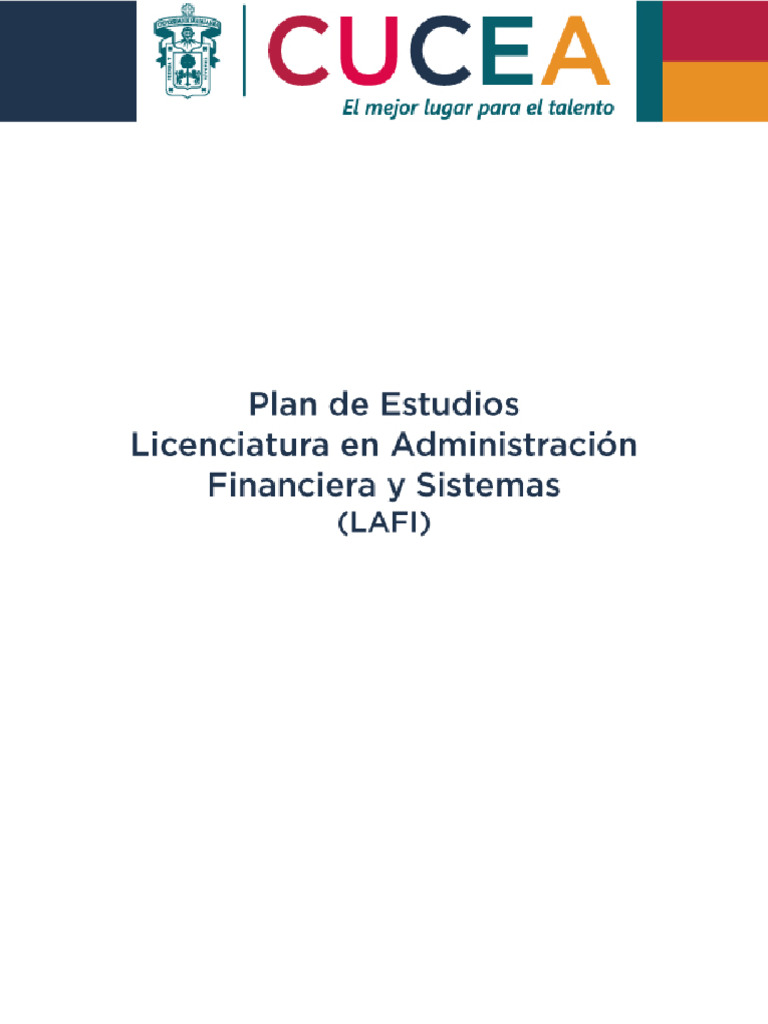 Plan de Estudios en Finanzas y Sistemas | PDF | Economias