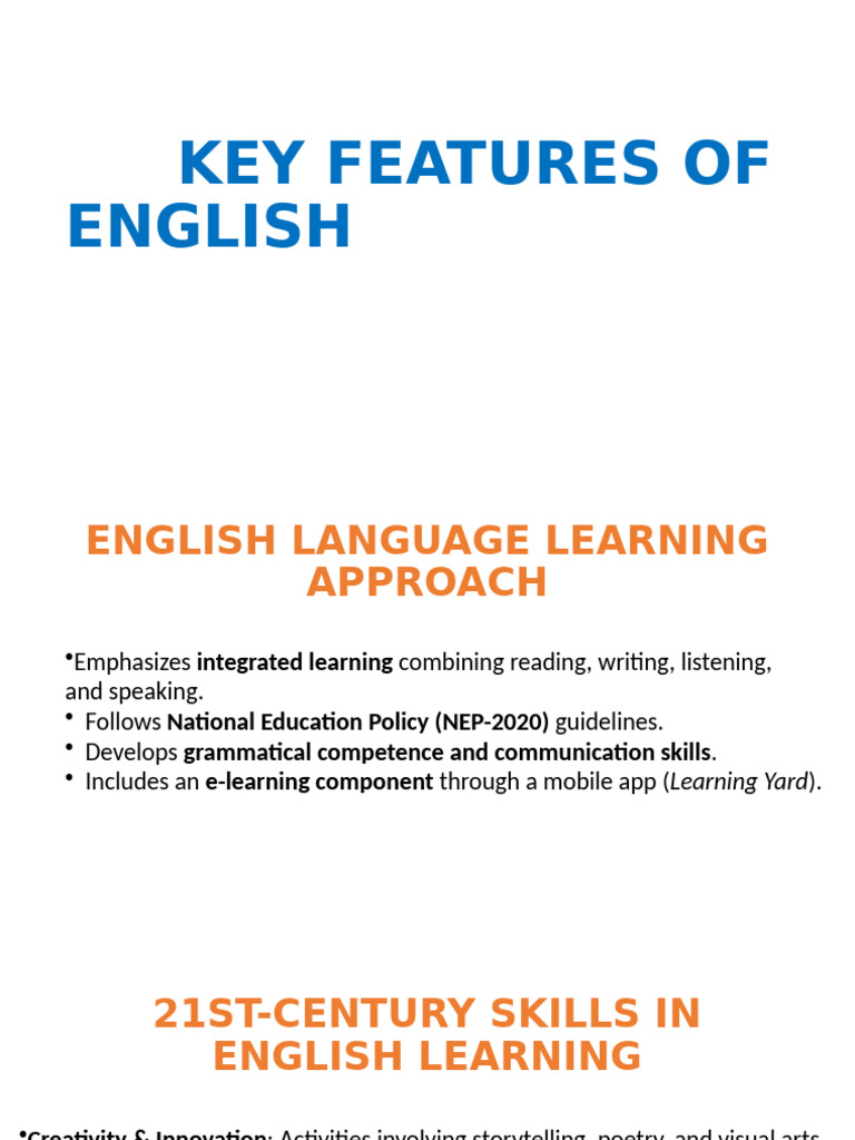 English Learning Approach Overview | PDF | Reading Comprehension ...