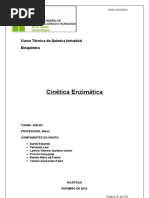 cinética enzimática