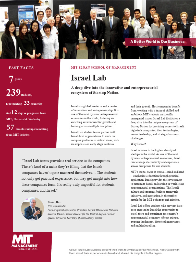 Exploring Israel's Startup Ecosystem | PDF | Entrepreneurship | Startup ...