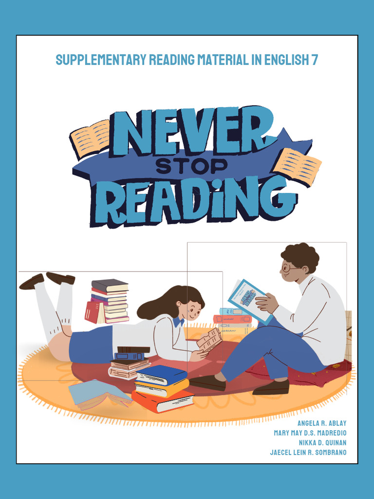 Grade 7 Supplementary Reading Guide | PDF