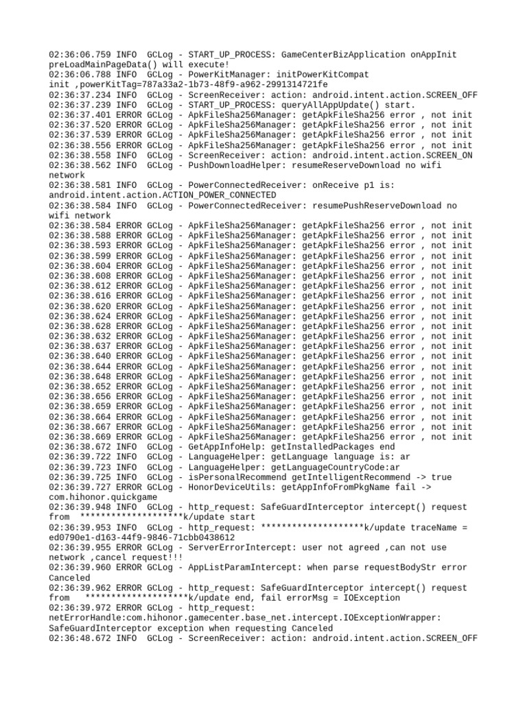 GameCenter App Initialization Logs | PDF | Hypertext Transfer Protocol ...