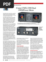Comet CMX-2300 SWR Meter Test Results | PDF | Science