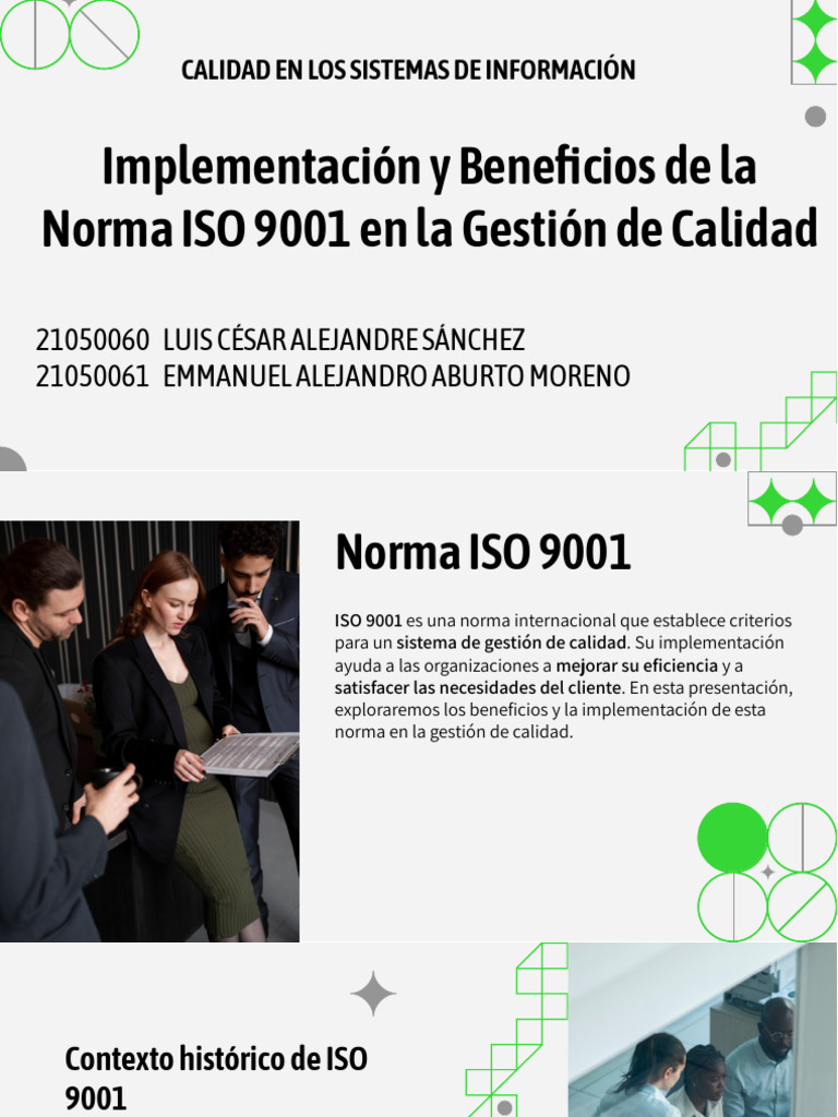 Beneficios de Implementar ISO 9001 | PDF