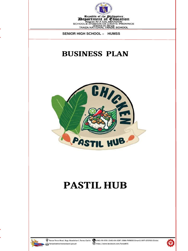 Pastil Hub Business Plan Overview | PDF | Marketing | Retail