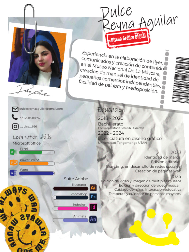 Perfil Profesional de Dulce Reyna | PDF