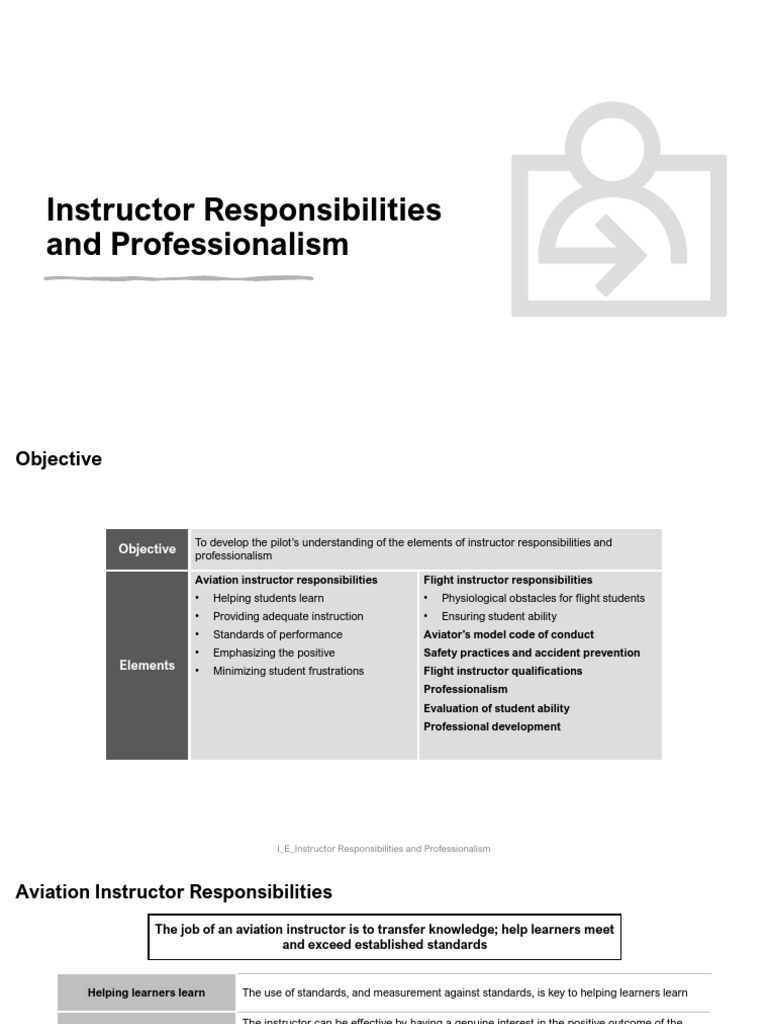 Aviation Instructor Essentials Pdf Learning Aviation