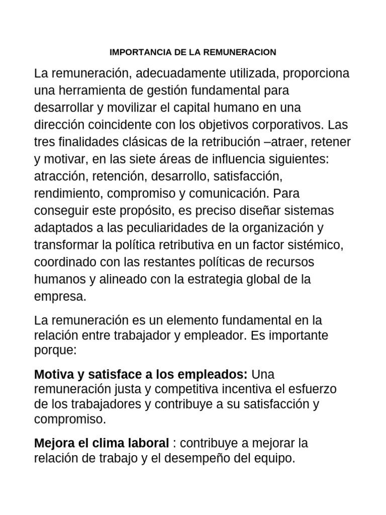 Estrategias de Remuneración Efectiva | PDF | Salario | Business