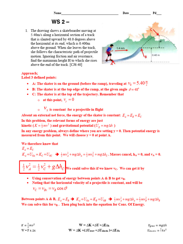 WS+2+-+Conservation+of+Energy+FR+Problems+ Skateboarder +-+guidance+on+ ...