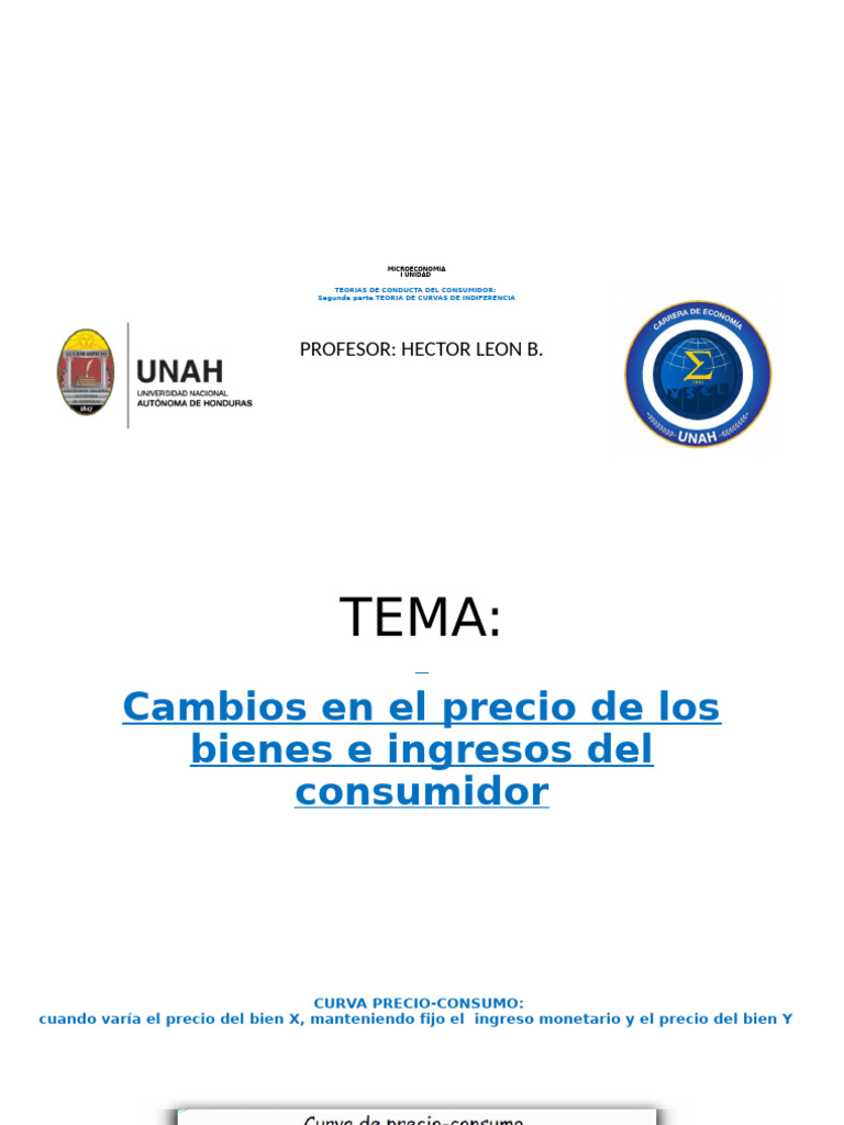 Curvas de Indiferencia y Efectos de Precio | PDF | Curva de demanda ...