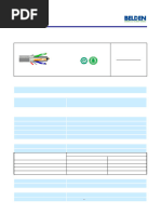 1.7 Belden 8760 Data Sheet | PDF | Wire | Electrical Conductor