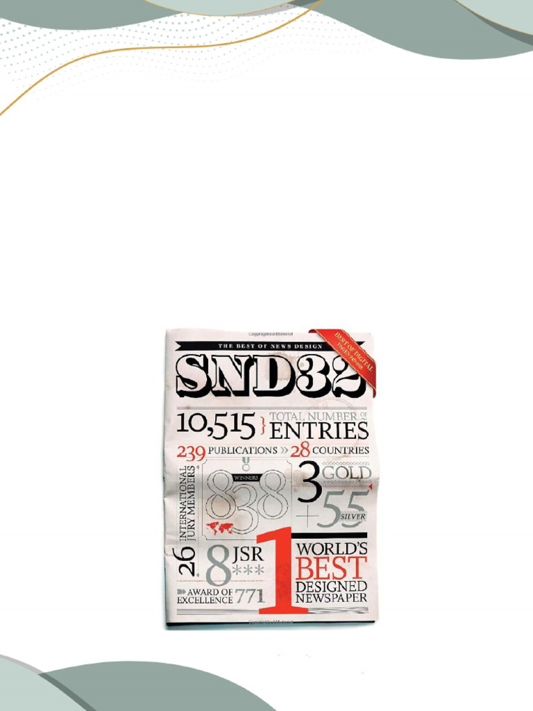 Download full (Ebook) The Best of News Design by Society for News