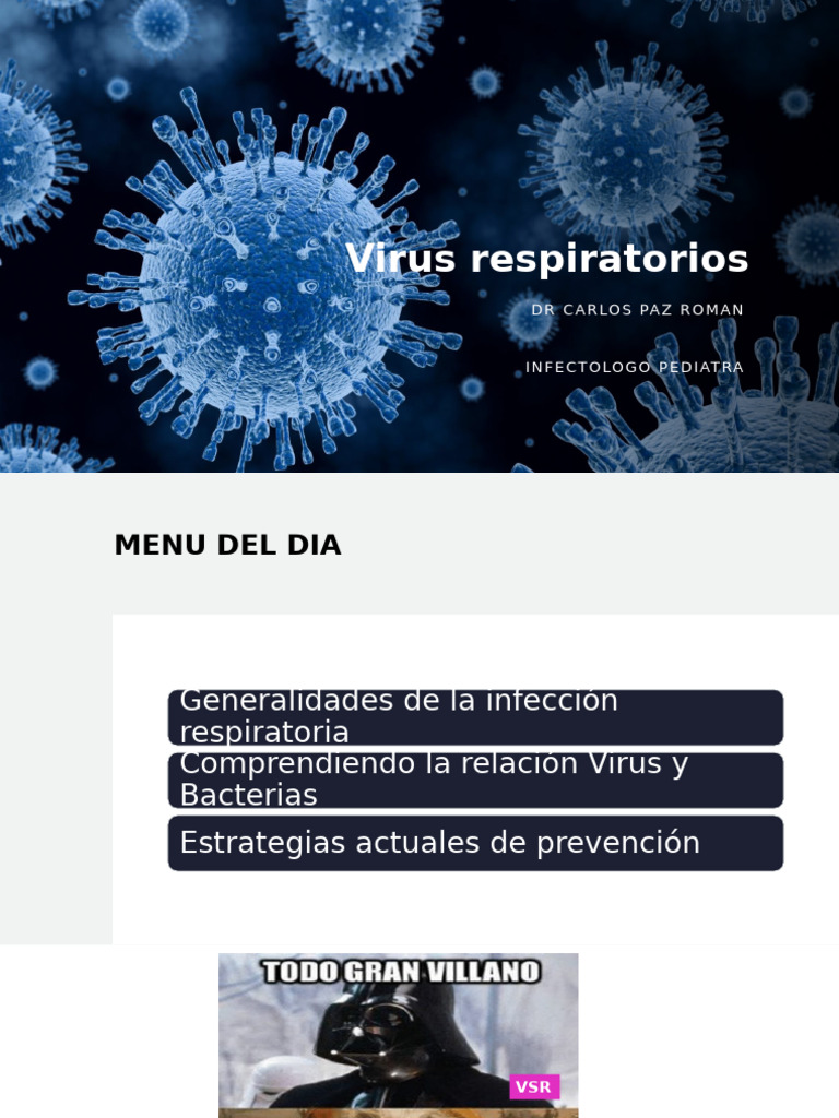 Virus Respiratorios Bago Agosto 2024 | PDF | Neumonía | Ciencias de la ...