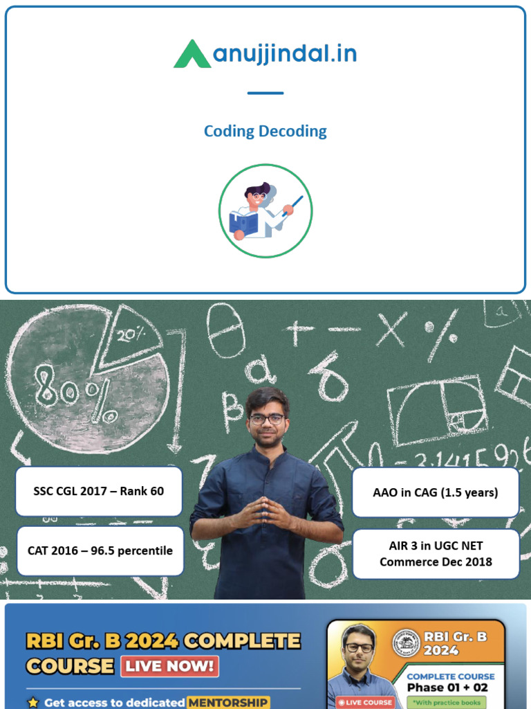 Notes Coding Decoding 2024 Lyst6412 | PDF | Matrix (Mathematics)
