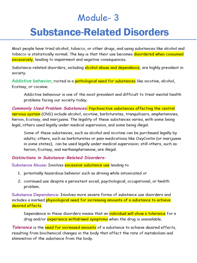 3 | PDF | Alcoholism | Substance Abuse