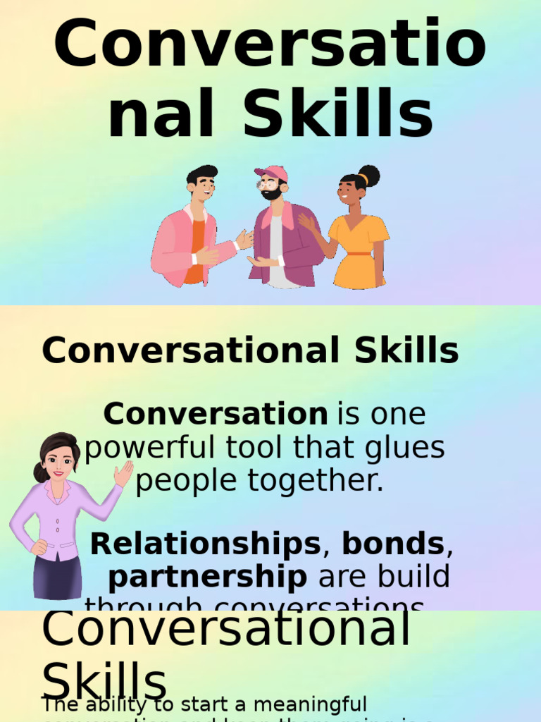 Conversational Skills JUVIE - DC | PDF