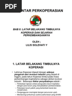 Makalah Ekspor Impor SEJARAH KOPERASI