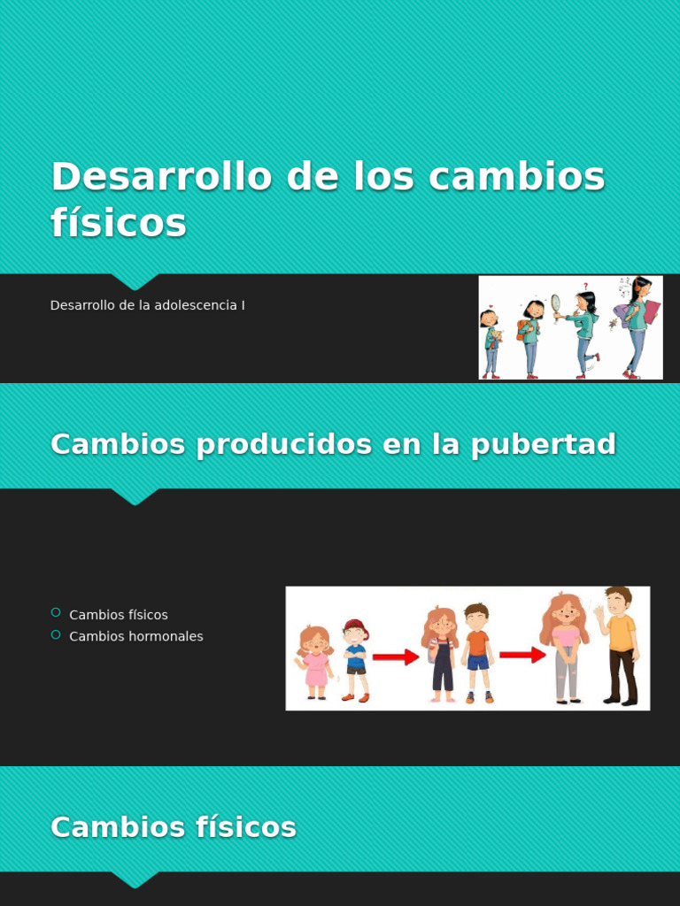 Cambios físicos y hormonales en la pubertad | PDF | Adolescencia | Pubertad