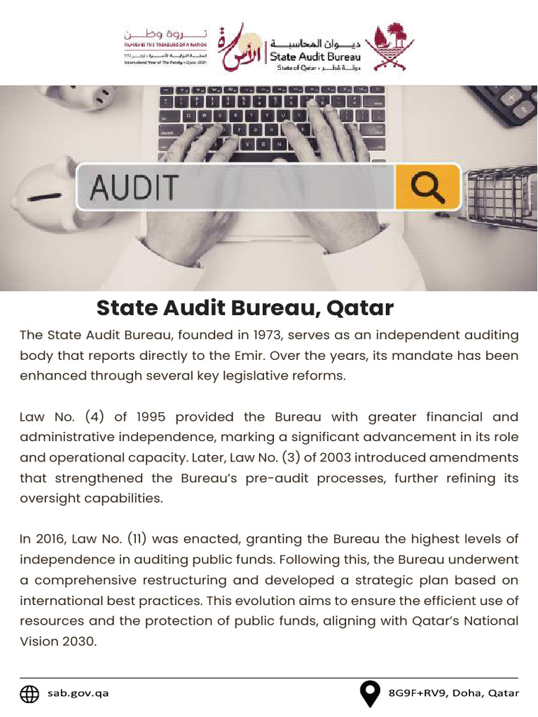Qatar State Audit Bureau Overview | PDF | Quality Assurance | Business