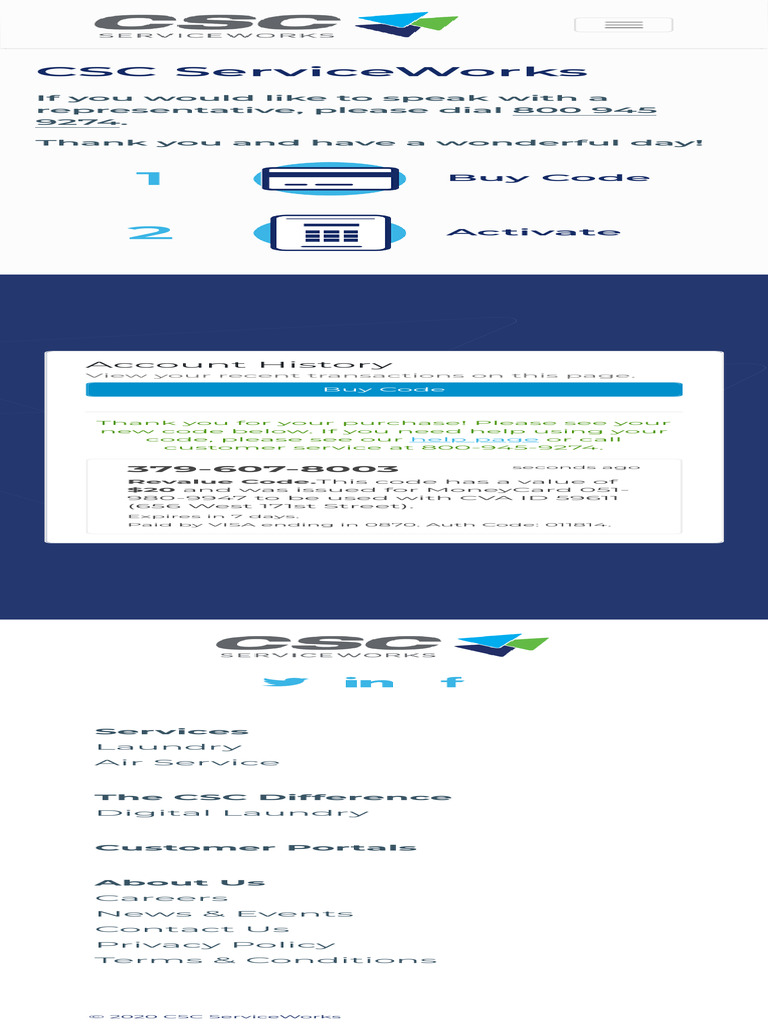 CSC ServiceWorks User Guide | PDF