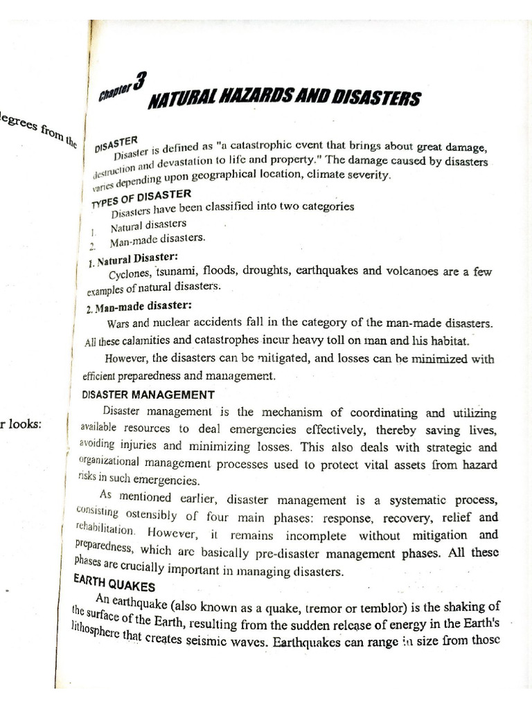 Natural Hazards and Disasters - Compress | PDF