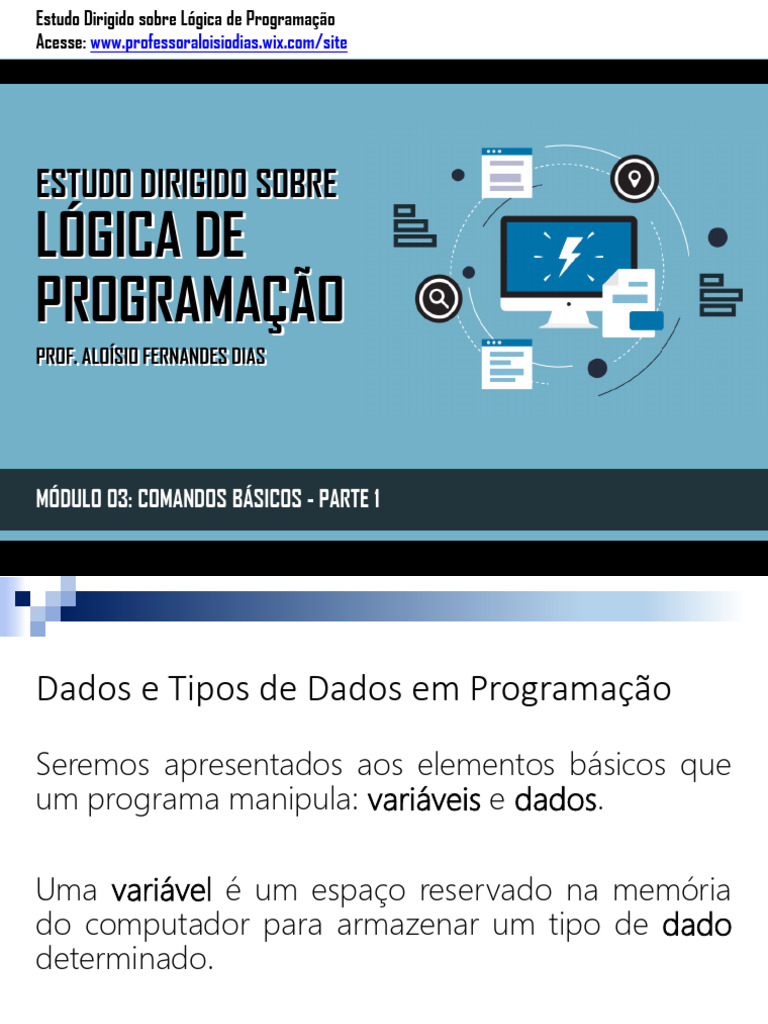 Tipos de Dados e Comandos em C | PDF | Tipo de dados | C (linguagem de ...