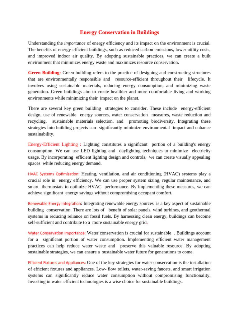 EC&M Notes | PDF | Green Building | Efficient Energy Use
