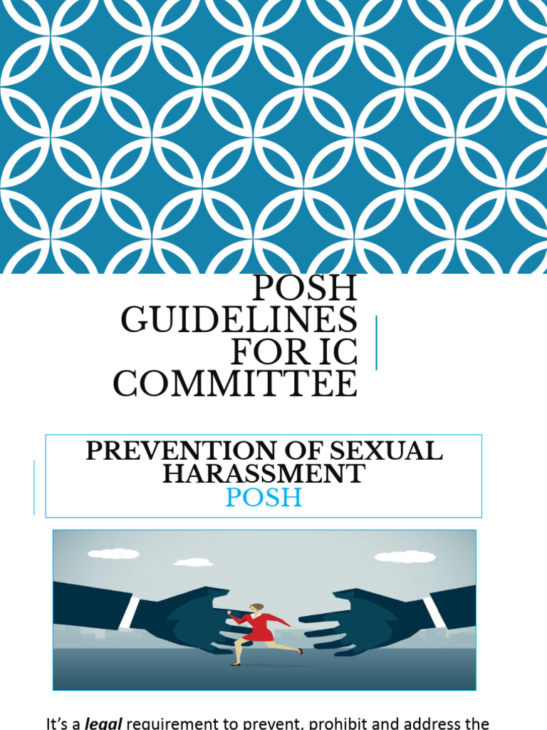 POSH Guidelines for Internal Committees | PDF | Sexual Harassment ...