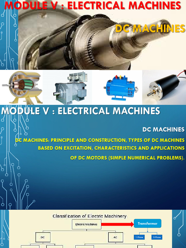 DC Machines | PDF | Electric Motor | Direct Current