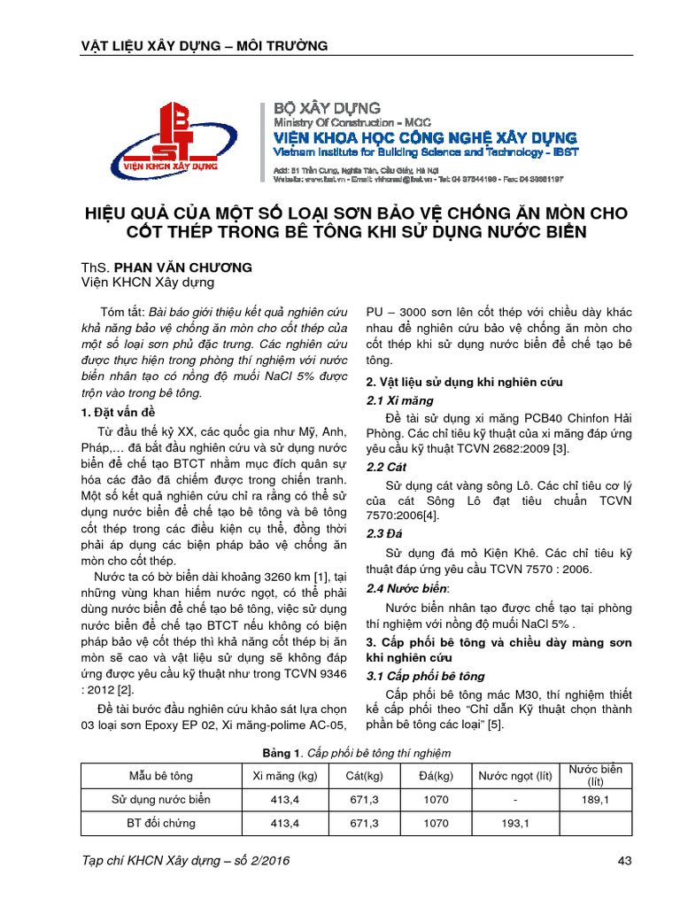 Son Bao Ve Chong An Mon Cot Thep | PDF