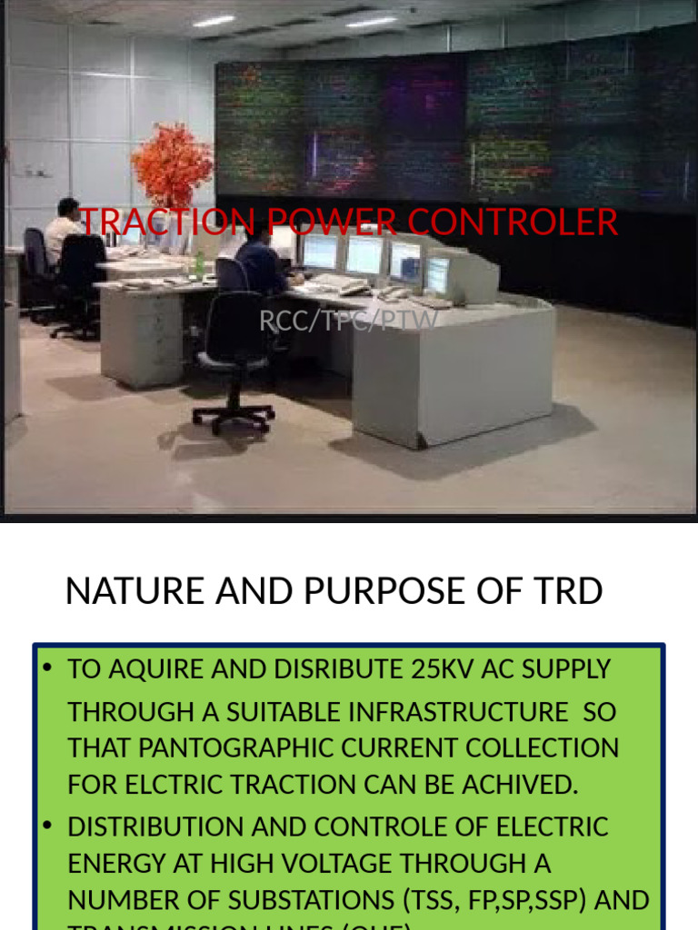 Role of TPC in Railway Power Management | PDF | Electrical Engineering ...