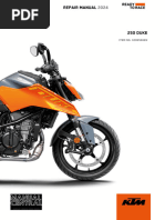 2012 Duke 125-200 Repair Manual | PDF | Transmission (Mechanics