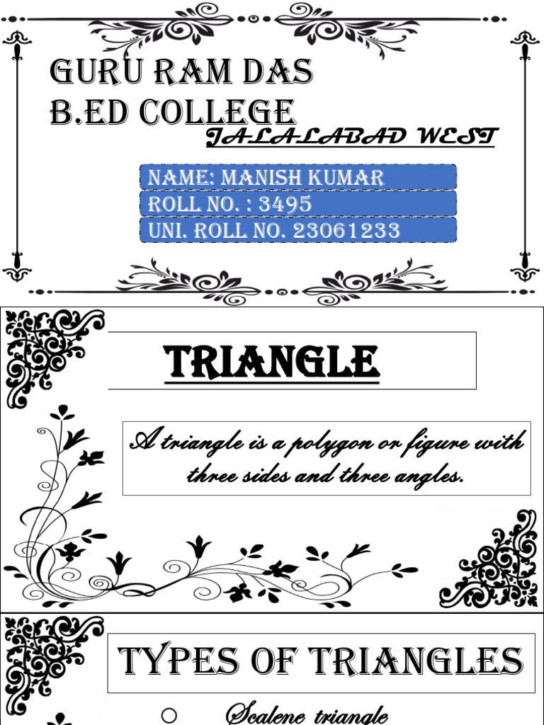 Types of Triangles Explained | PDF