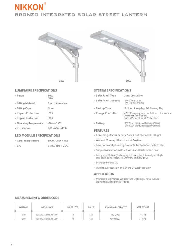 Nikkon Solar All in One | PDF