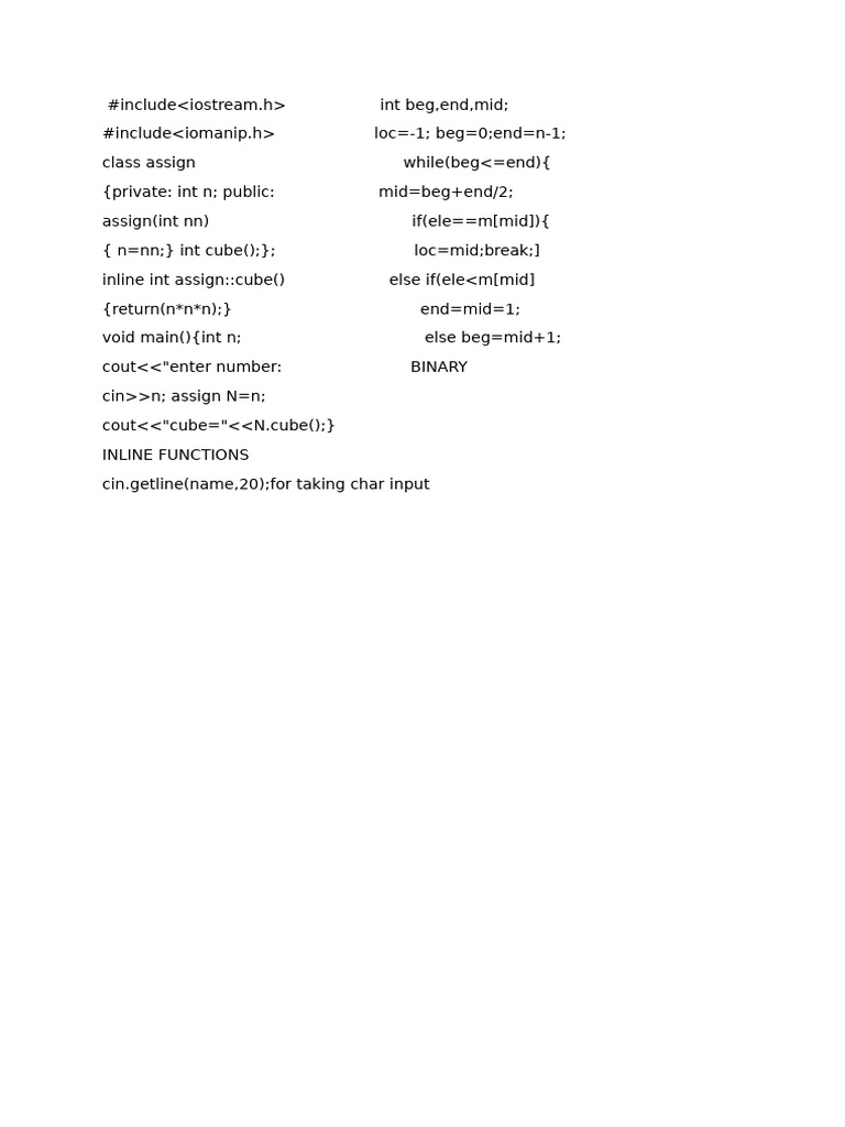 C++ Binary Search and Cube Calculation | PDF