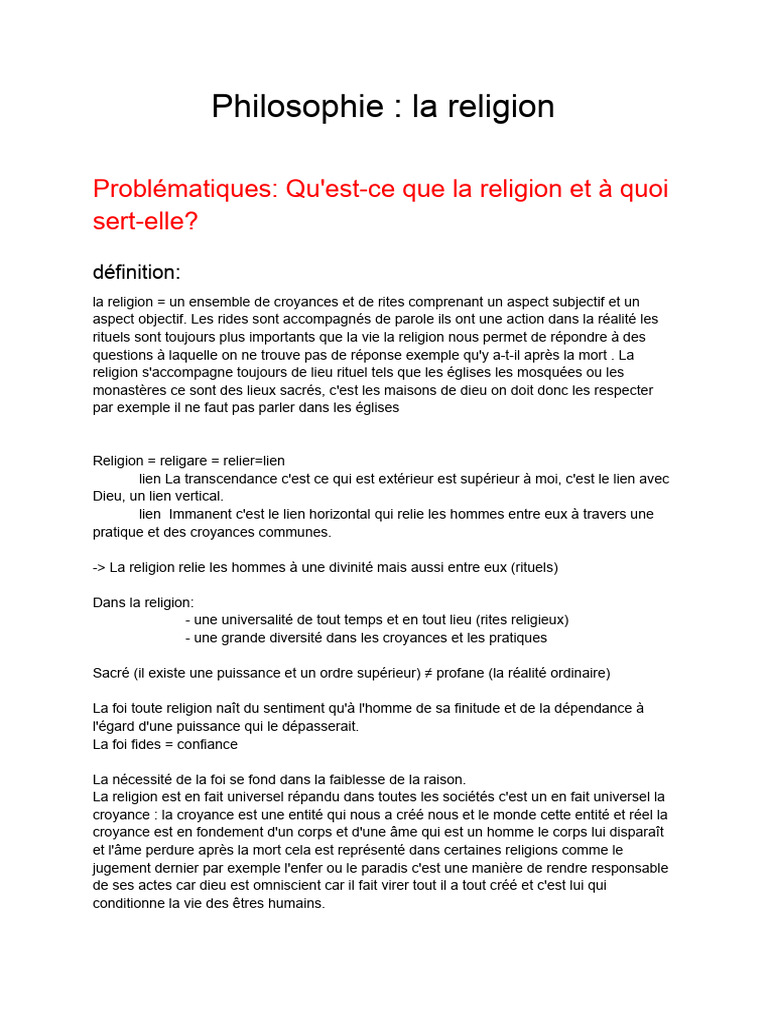 La religion selon Kierkegaard et Freud | PDF | Dieu | Søren Kierkegaard