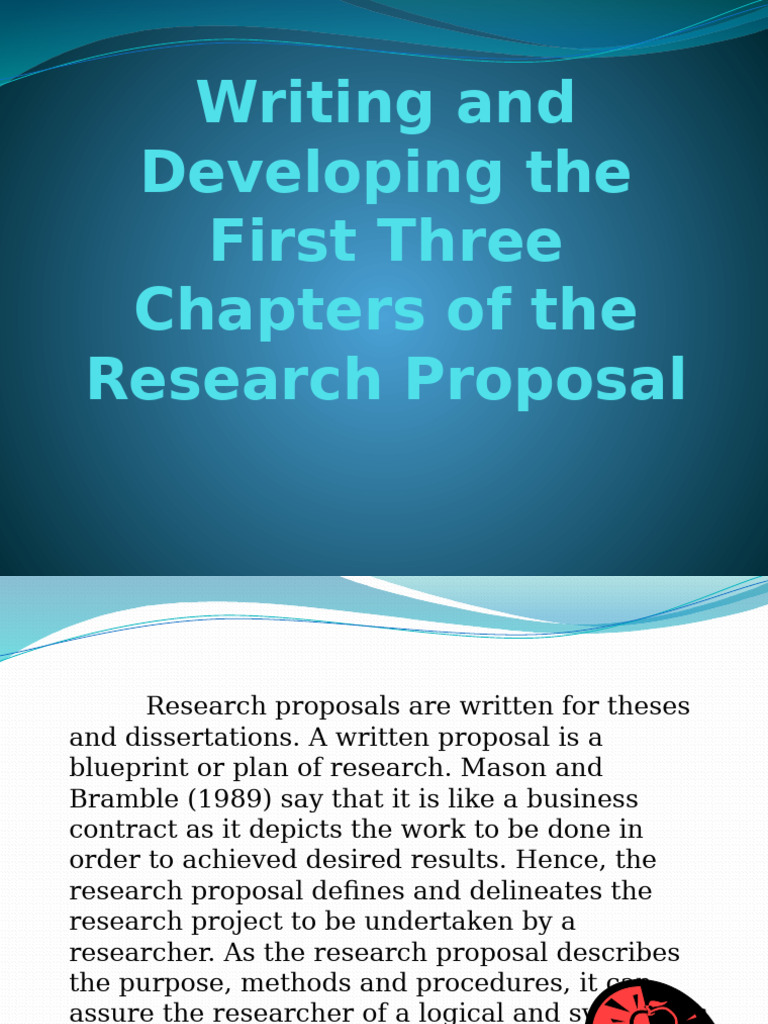 Writing and Developing The First Two Chapters | PDF | Hypothesis | Theory
