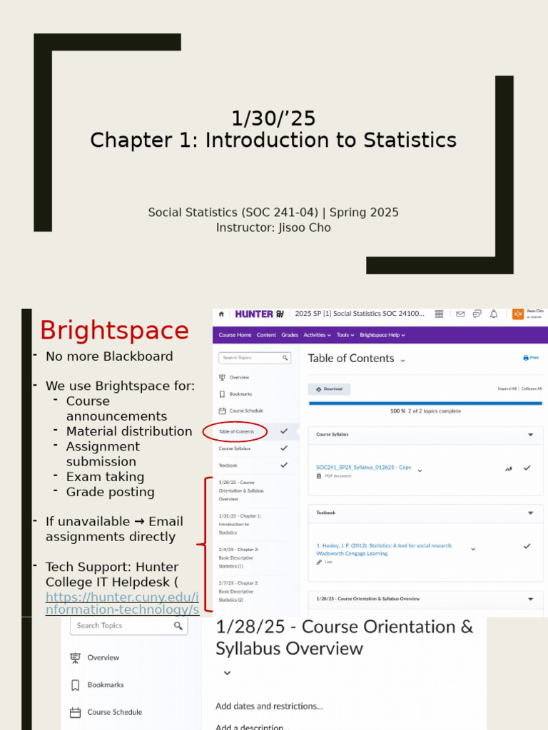 02 - Stat - 013125 - Intro To Stats | PDF | Statistics | Hypothesis