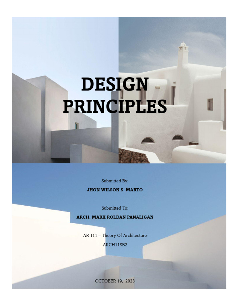 Key Architectural Design Principles | PDF