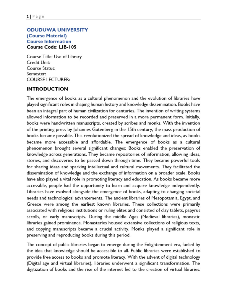USE OF LIBRARY STUDENT EMAIL | PDF | Books | Digital Library