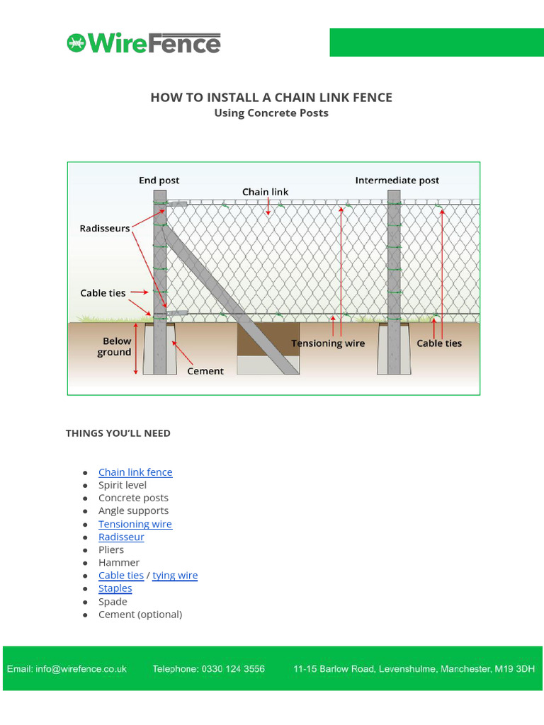 Installing a Delta Fence Guide | PDF | Wire | Manufactured Goods