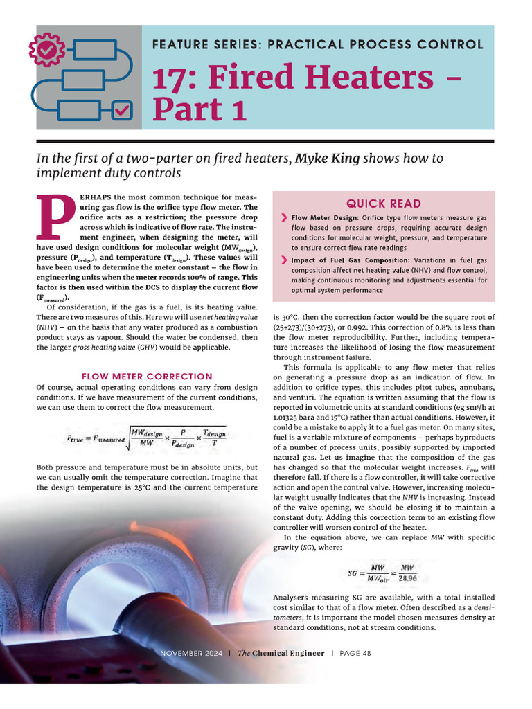 Fired Heaters - Part 1 | PDF
